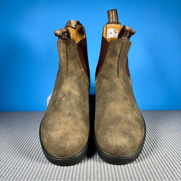 Blundstone 585 Boots NEW Women’s 9 Rustic Brown Elastic Sided Slip On - Picture 2 of 8